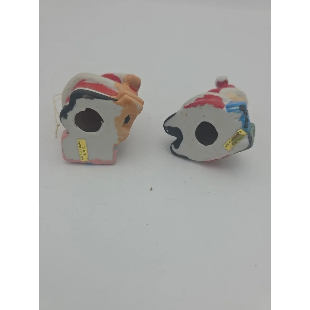 Christmas Around the World Santa Workshop Santa Claus Ornament Set 2 54-431